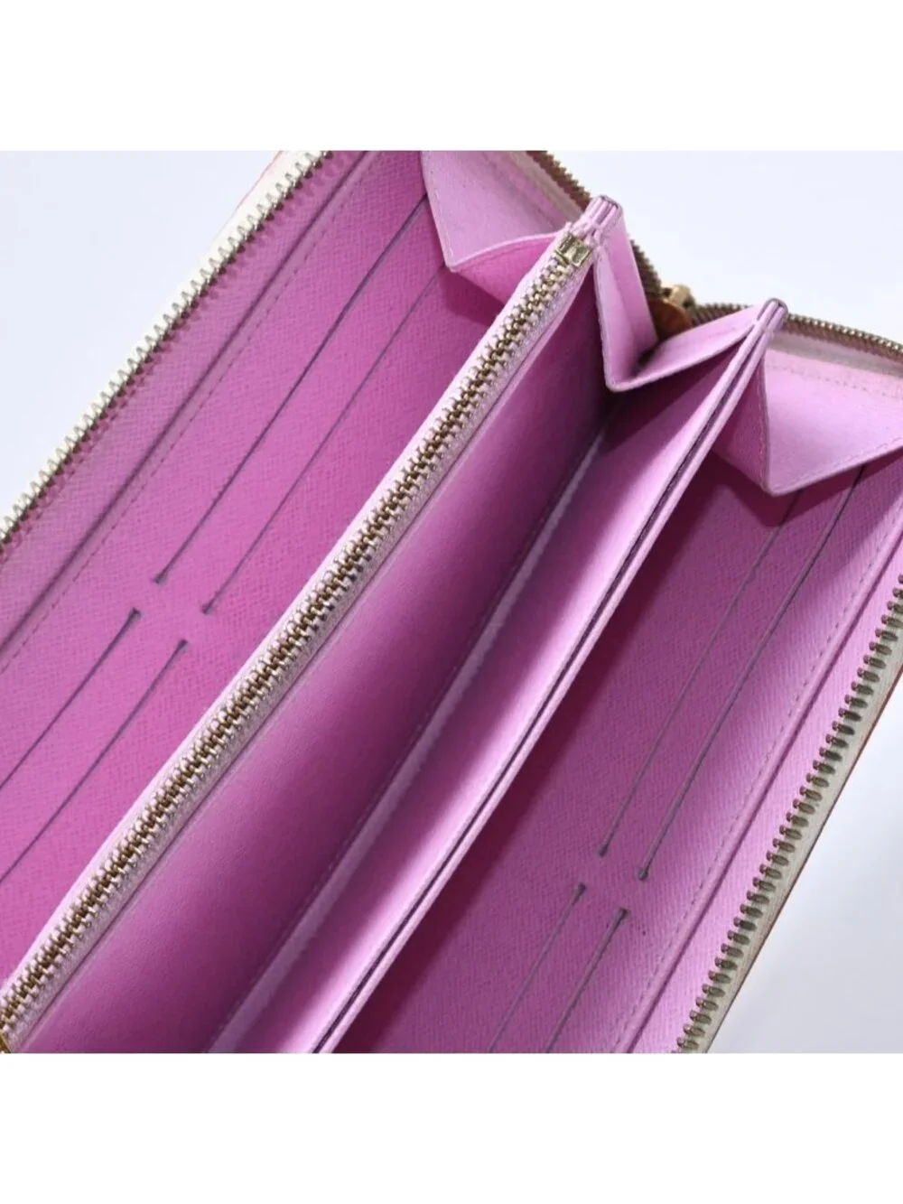 Louis Vuitton Monogram Multicolor Zippy Wallet Takashi Murakami Gold White